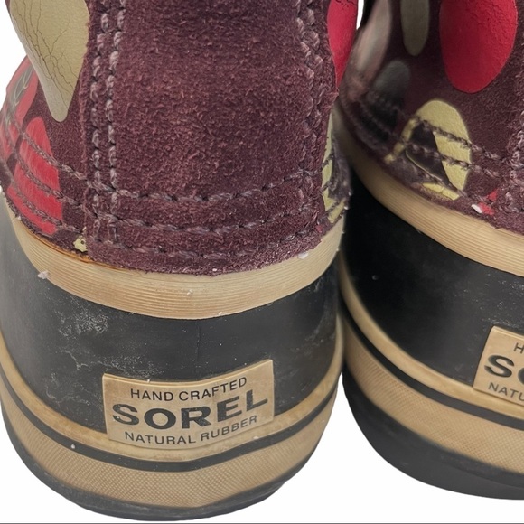 Sorel Women's Size 8 Purple Winter Faux Fur Lined Winter Boots NL1557-207 - Picture 12 of 15